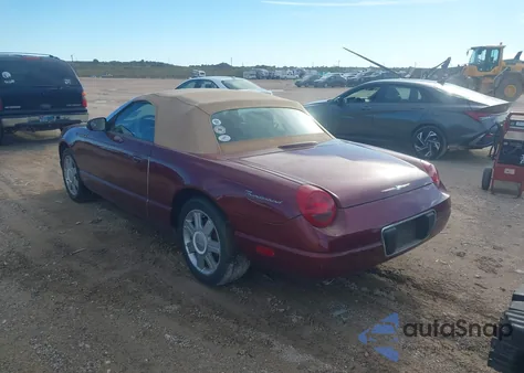 2004 Ford Thunderbird из США, поврежденный, VIN 1FAHP60A34Y109432